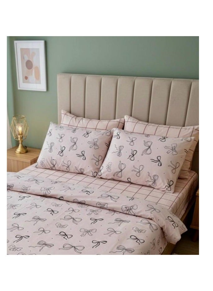 يارلن-عبوة مكونة من قطعتين كيسين مخدة صغير 50*70 تصميم فيونكة شيك